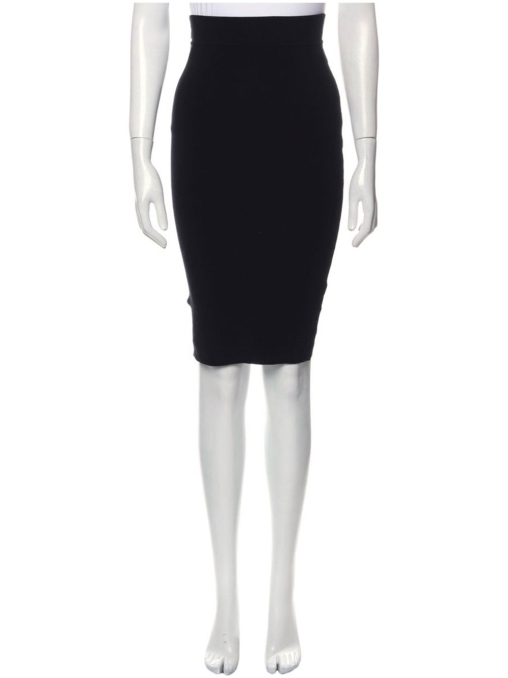 Leith Black Pencil Skirt - Sleek High-Rise Sheath